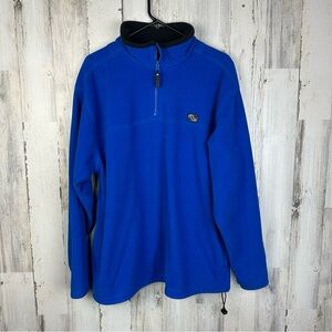 Counter Culture | Vintage Blue 1/4 Zip Fleece Pullover Jacket